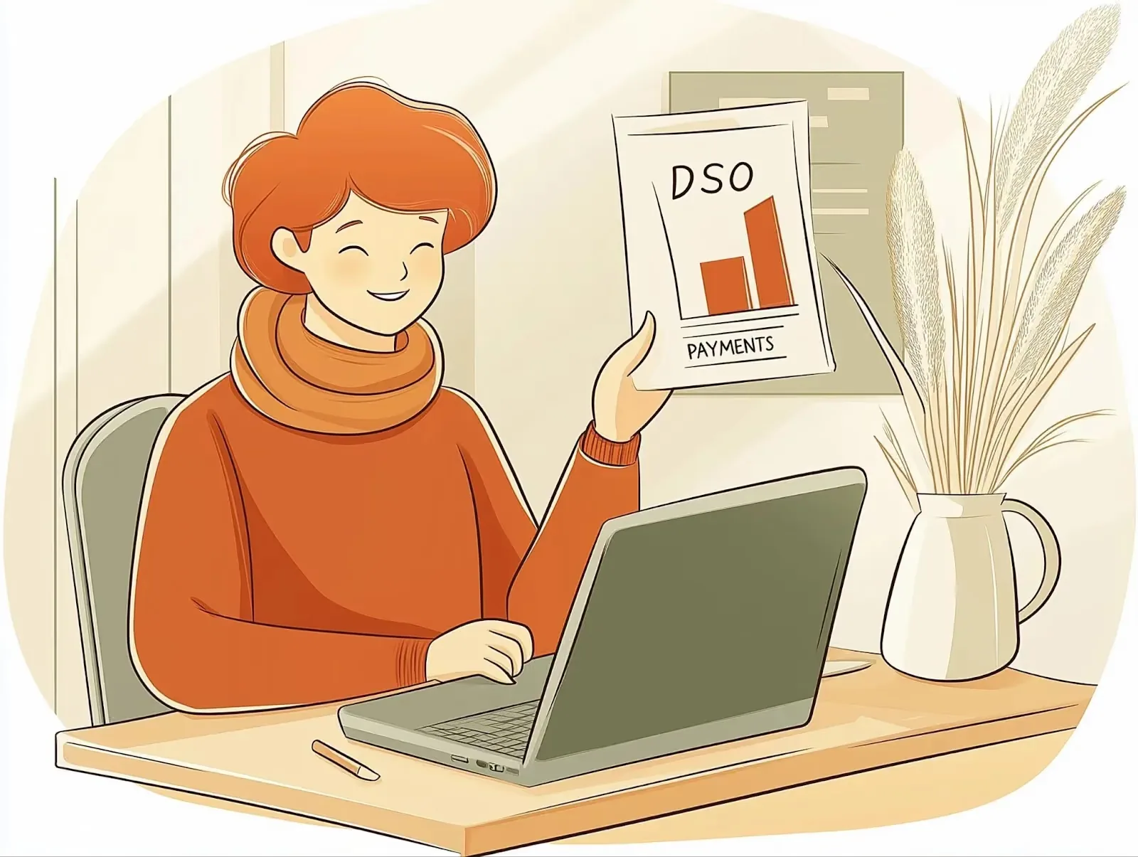Person at a computer