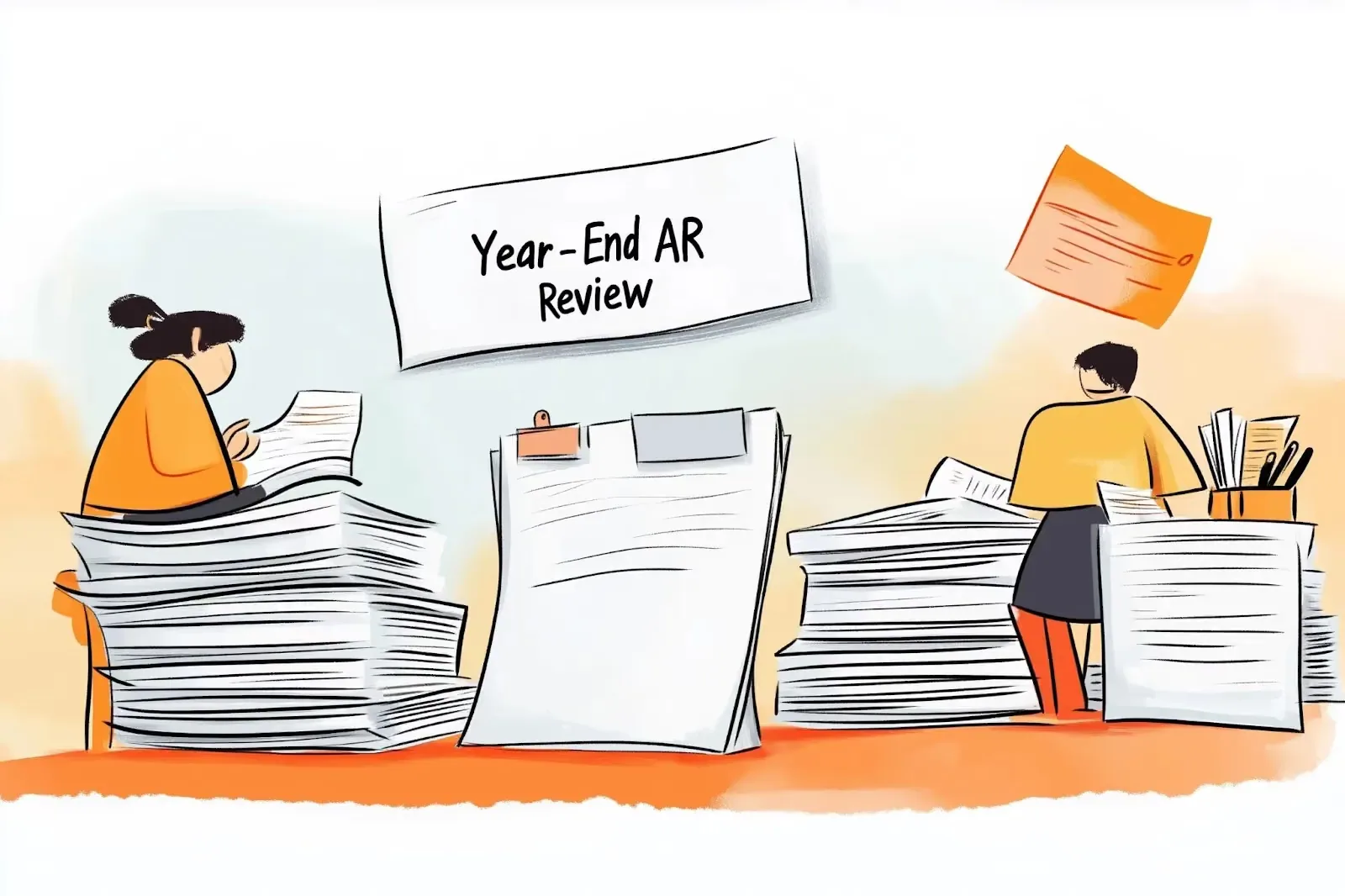 People doing year end review