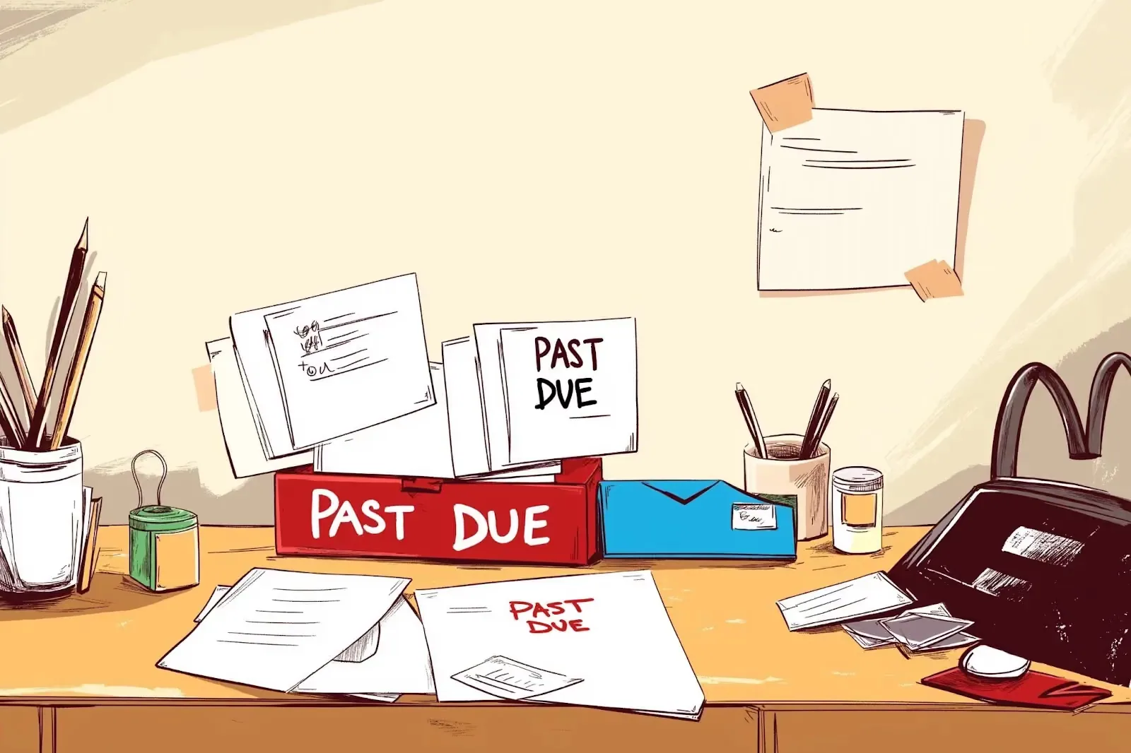 Past due invoices